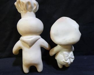 Vintage Big Boy Bank & Pillsbury Doughboy & Girl