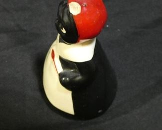 Vintage Salt & Shugars Mammy Salt, Miltkglass ++