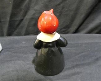 Vintage Salt & Shugars Mammy Salt, Miltkglass ++