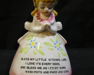 Vintage Salt & Shugars Mammy Salt, Miltkglass ++