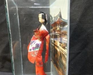 4 Vintage Asian Dolls & Figurines