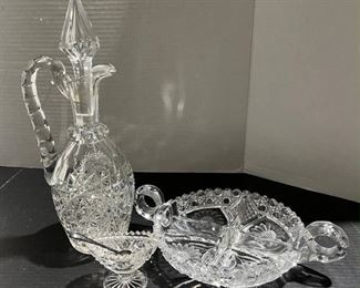 Beautiful Vintage Cleat Cut Glass Collection