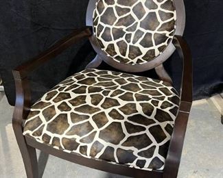 Coaster Fine Furniture Giraffe Print Accent Chair