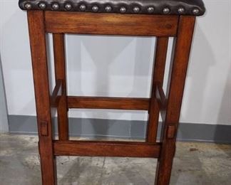 Nice 29in Backless Bar Stool with Large Nailhead Trim