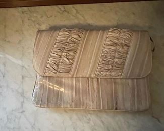 Vintage White Clutch Wallet