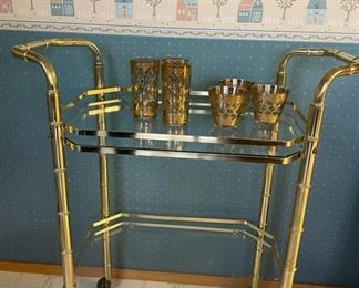 Vintage Rolling Bar