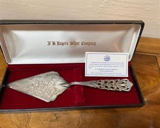 F.B. Rogers Silver Plate Pie Server