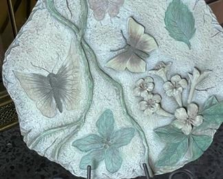 Butterfly garden stone