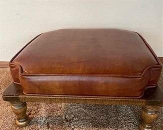 Vintage Leather Foot Stools
