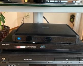 Samsung Blue Ray Player and JVC DVD Player