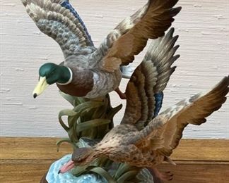 Vintage Gorham Daito "Mallard Ducks " Hand Painted Porcelain LE #102/1000