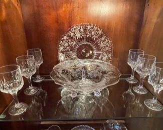 Cut glass collection