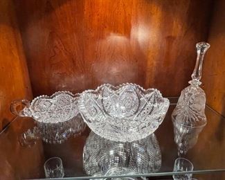 Cut glass collection