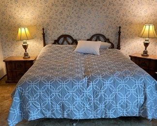 King Electric Bed with Wooden Frame