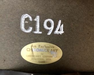 Vintage Retro Oval Chromcraft Dinette Set with C194 Rolling Chairs