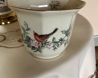 Lenox Serenade Cache Pot Hand Decorated with 24k Gold