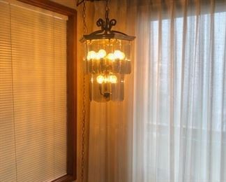 Mid-Century Hanging Light Fixture
