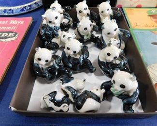 Panda figurines