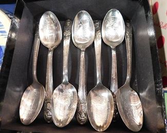 Presidential collector spoons
