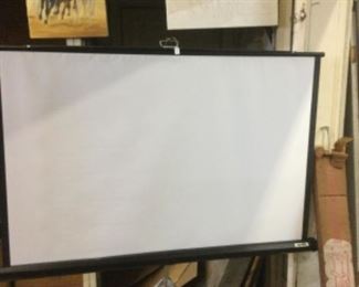 Retractable movie screen