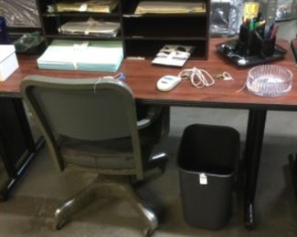 Office table and accessories