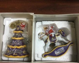 LSU  Xmas ornament,  1 new of championship win 