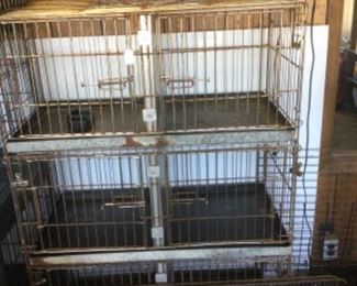 6 compartment kennel stand