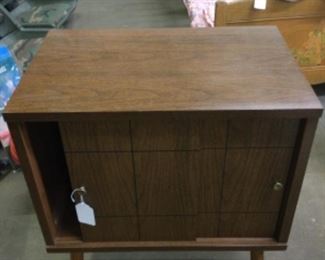 Mid century modern album cabinet