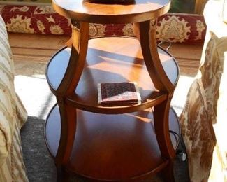 Ethan Allen 3 tier table