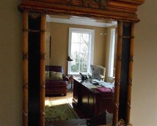 Gold/black wooden wall mirror ( $ 450 )