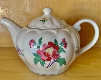 Laura Ashley Hand Painted Floral Teapot