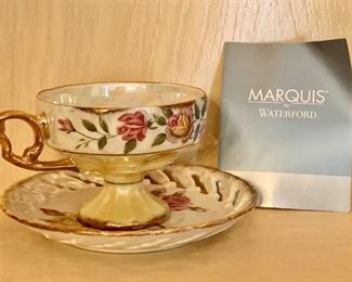 Marquix by Waterford China Teacup & Saucer