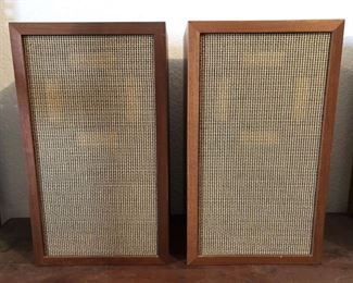 intage Tech Wood Cabinet Speakers, Marked Fuse
