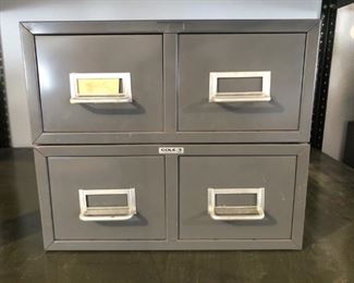 Stackable Index Card File Cabinets