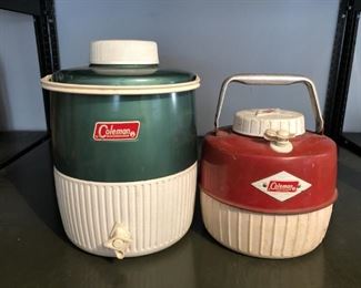 (2) Vintage Coleman Water Coolers