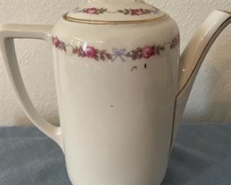 Porcelain Rose Tall Teapot
