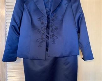 Alex Evenings Blue After 5 Dress w Jacket-Size 16P