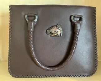 Kieselstein-Cord Leather Handbag