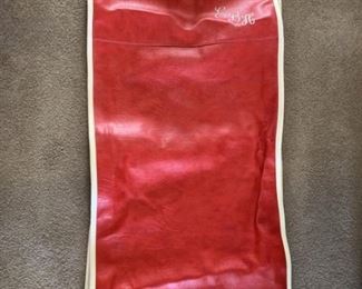 Vintage Leather Garment Bag
