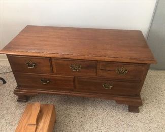 One of 2 storage chests 