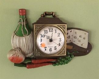 Vintage wall clock $20