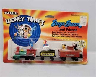 003 1989 ERTL Looney Tunes Die Cast Metal Train New