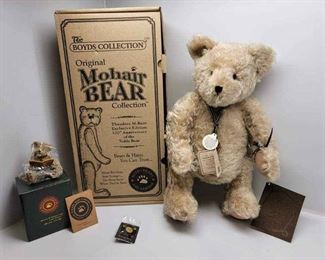 2002 Boyds Mohair 100th Year Anniversary Of The Teddy Bear
