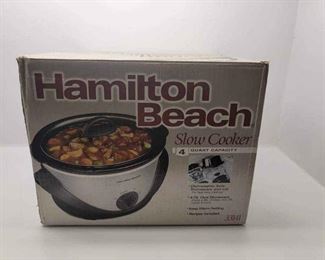 Hamilton Beach 4 Qt Slow Cooker New
