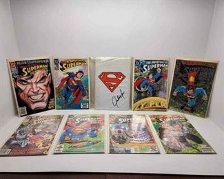 Signed Adventures Of Superman Comic Book More