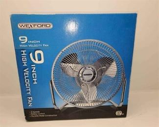 Wexford 9 Inch High Velocity Fan, New