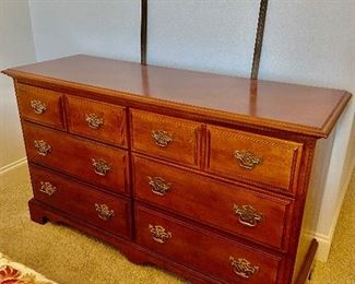 Solid wood dresser with mirror by Stanley Furniture $175.00