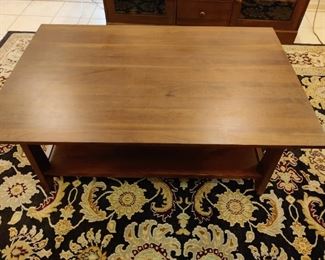 ETHAN ALLEN AMERICAN IMPRESSIONS COFFEE TABLE MISSION STYLE