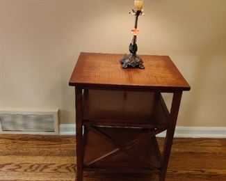 ETHAN ALLEN AMERICAN IMPRESSIONS END TABLE MISSION STYLE