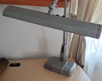 Modern machine-age lamp